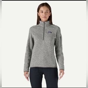 NWOT Patagonia Better Sweater® 1/4-Zip Fleece • Birch White Heather • Size M